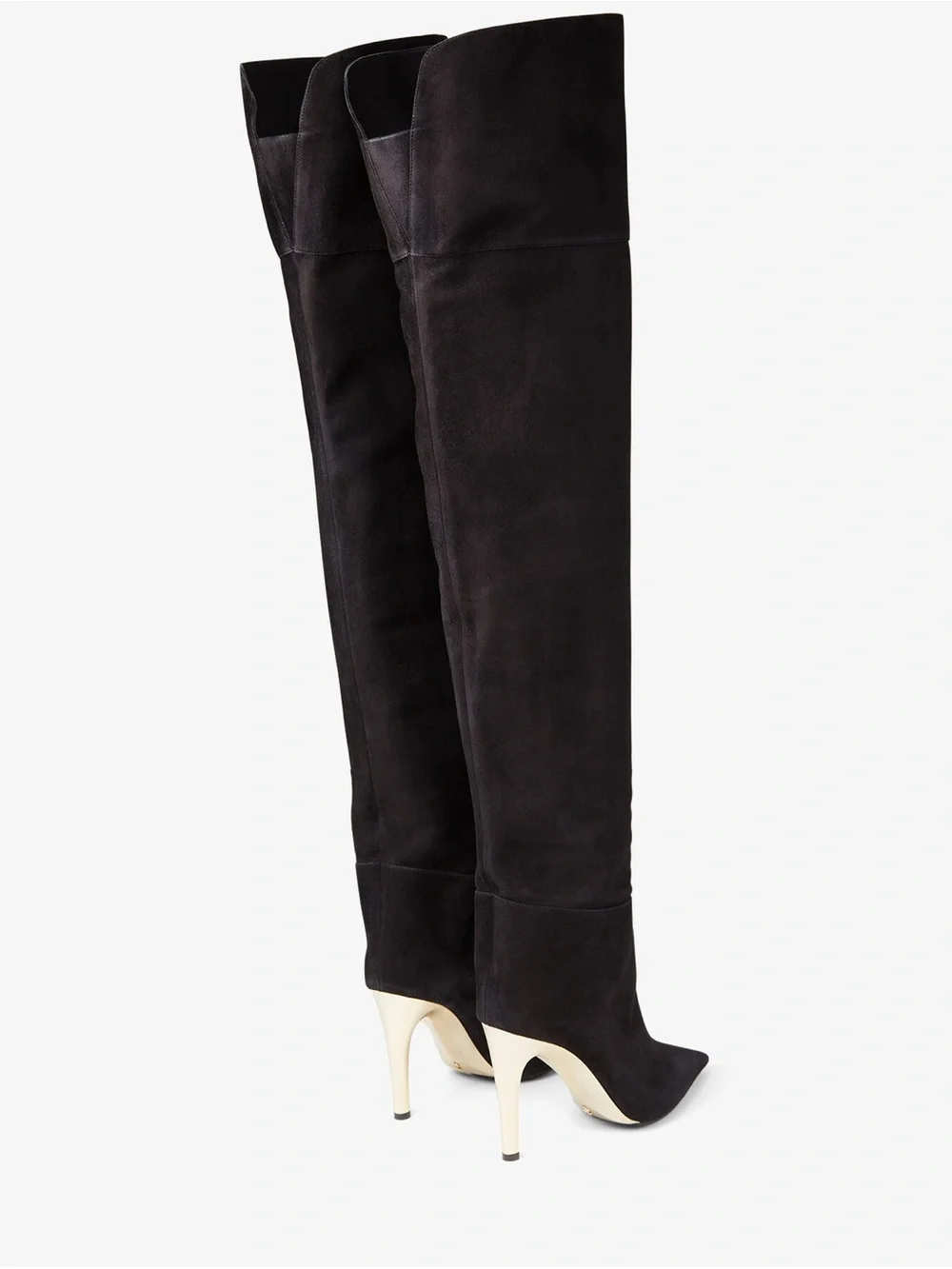 Jimmy Choo Cierra 100 Suede Over-the-Knee Boots 37.5 $2,195